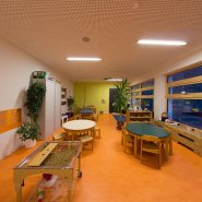 Veranstaltungshalle und Kindergartenerweiterung, SchopflochÖrtliche Bauleitung+Projektsteuerung &bull; Architekt: malessaarchitekten, Tübingen