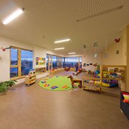 Veranstaltungshalle und Kindergartenerweiterung, Schopfloch &bull; Örtliche Bauleitung+Projektsteuerung &bull; Architekt: malessaarchitekten, Tübingen